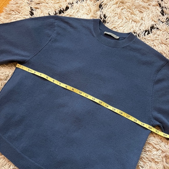 VINCE Cashmere Shirttail Crewneck Sweater XS - Picture 9 of 11